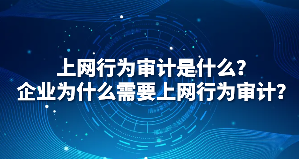 上网行为审计是什么？企业为什么需要上网行为审计？(图1)