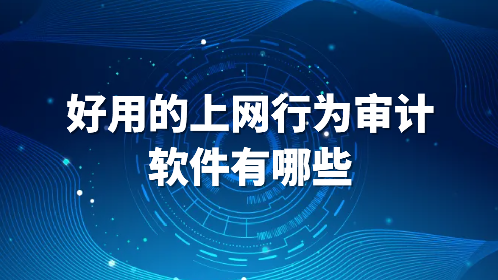 上网行为审计设备是干啥的 好用的上网行为审计软件有哪些(图1)