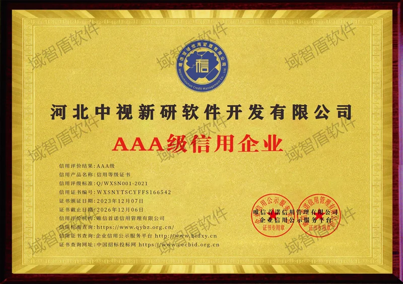河北中视新研软件开发公司